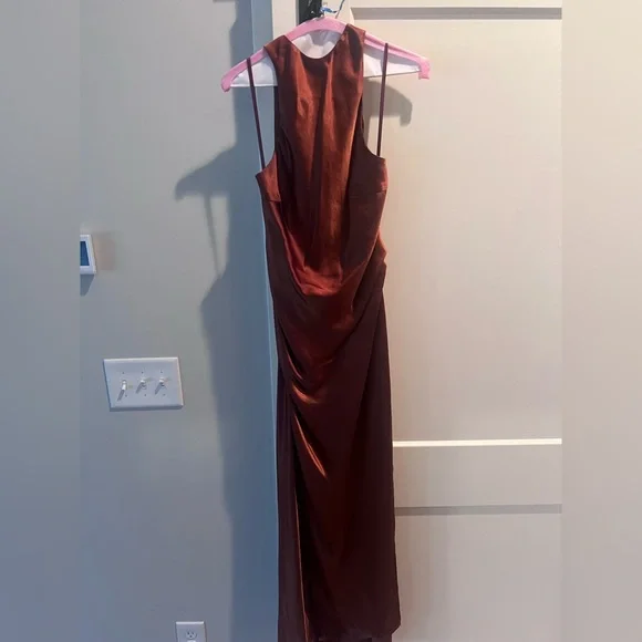 concord bridesmaid dresses Floor Length Copper Velvet Convertible Long Bridesmaid Dresses, BN1008   MarryLover